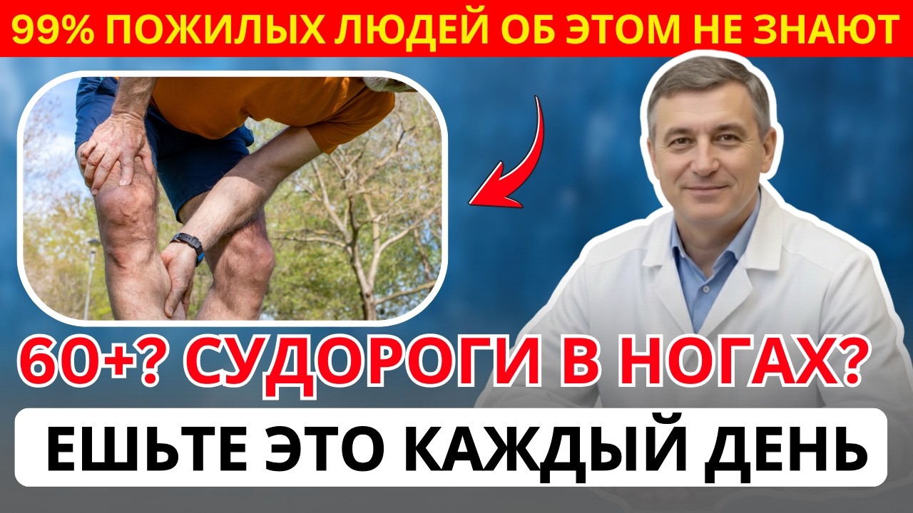 Ночные судороги после 60: 3 продукта, которые спасают мышцы ночью | БЕРЕГИ ЗДОРОВЬЕ