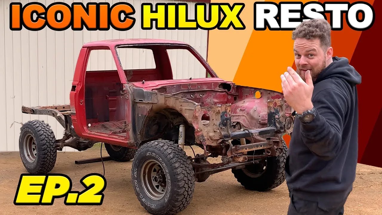 ВИНТАЖНЫЙ HILUX спасён со свалки и восстановлен! Джоко полностью перестраивает свой полноприводны...