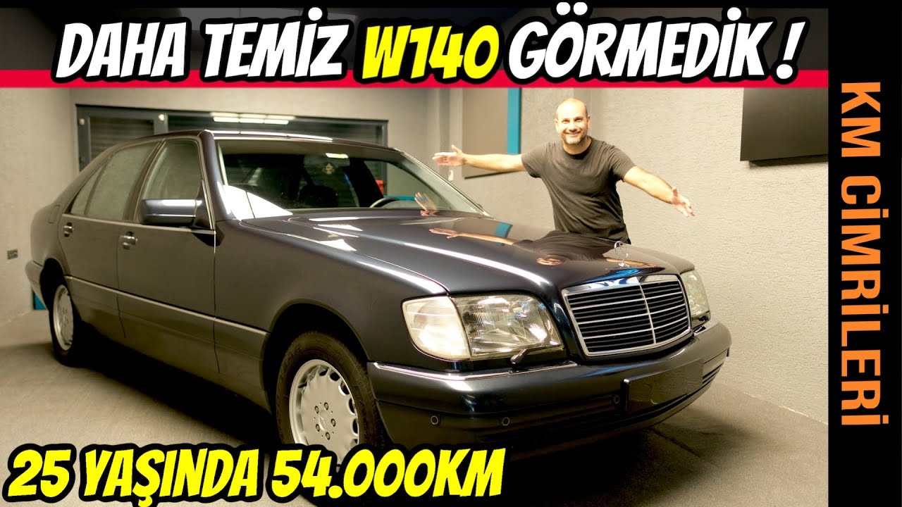 KM CİMRİLERİ | Mercedes W140 S320L | 54.000km'de ve bu kadar temizi zor zor zor.