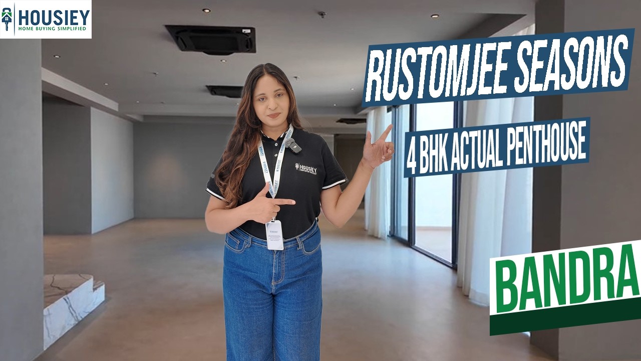 Rustomjee Seasons BKC | Exclusive 4BHK Actual Penthouse Tour At Bandra East Mumbai | Review 2026