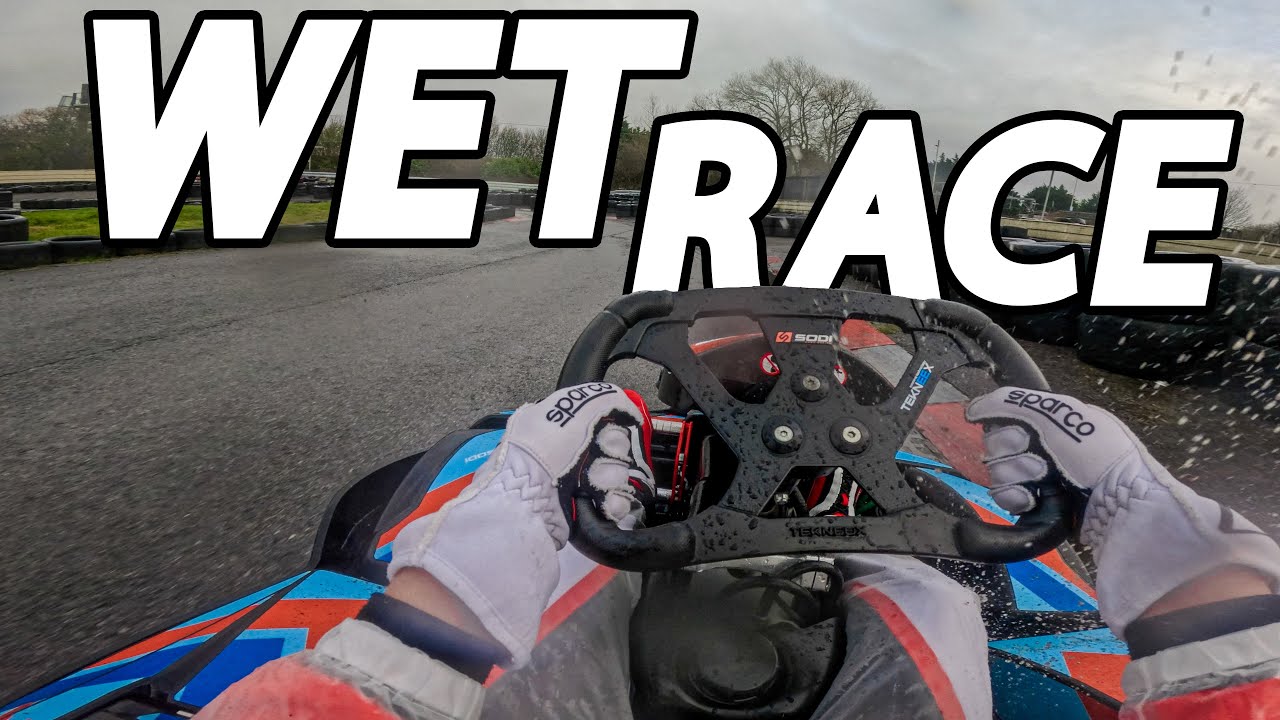 WET GO KART RACE ☔☔☔ Daytona Milton Keynes