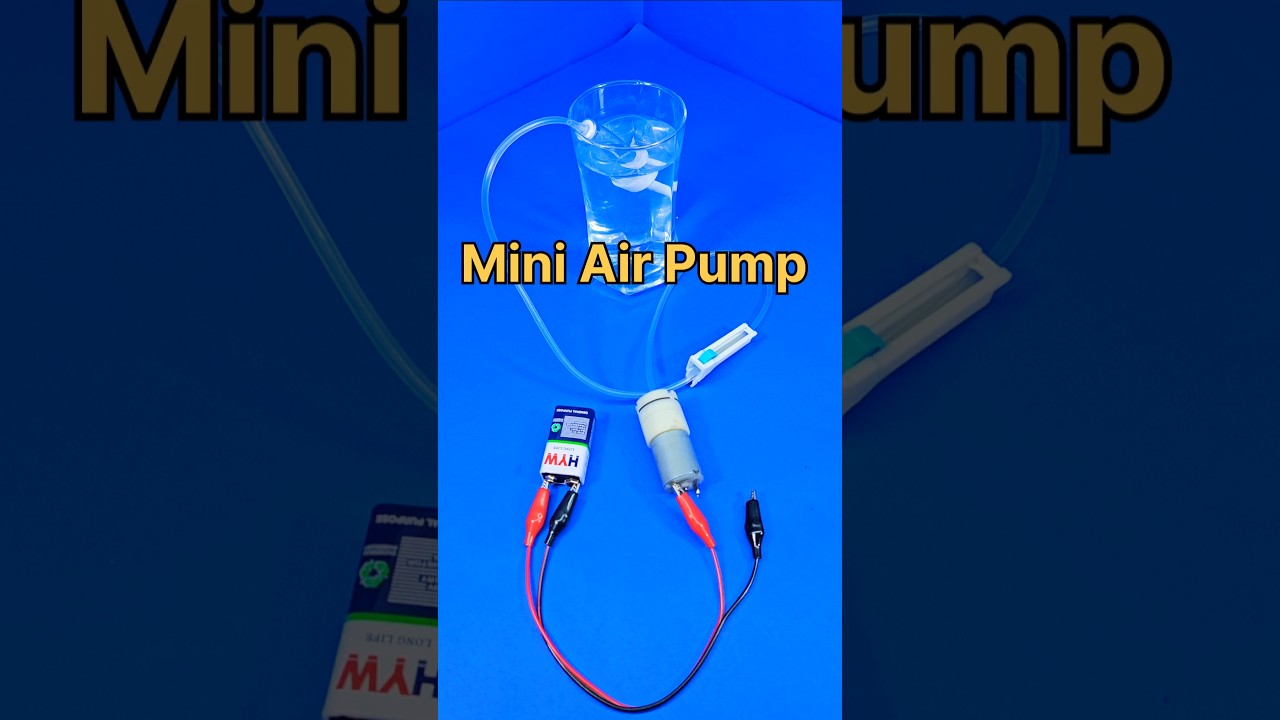 Mini Air Pump for Aquarium 😱 DC Motor Air Pump #dcmotor #shorts #ytshorts