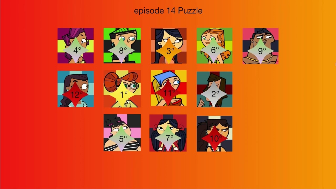 Total drama the race (my way, own cast) 1