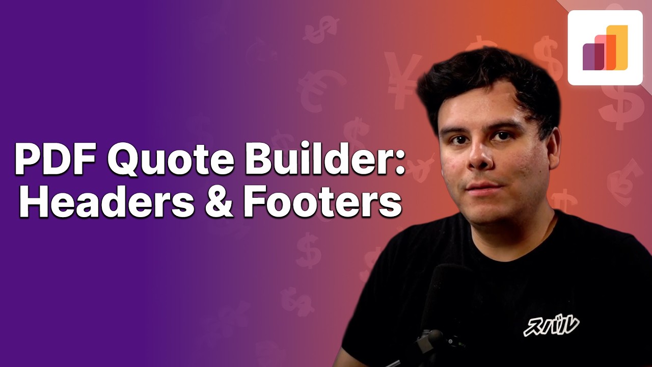 Adding headers and footers to quote templates and products | Odoo Sales