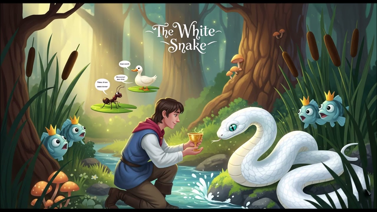 The White Snake &ndash; Classic Brothers Grimm Fairytale | Children&rsquo;s Audiobook (Ad-Free)