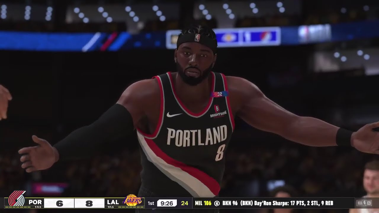 NBA 2K25 (PS5) Simulation: Portland Trail Blazers @ Los Angeles Lakers