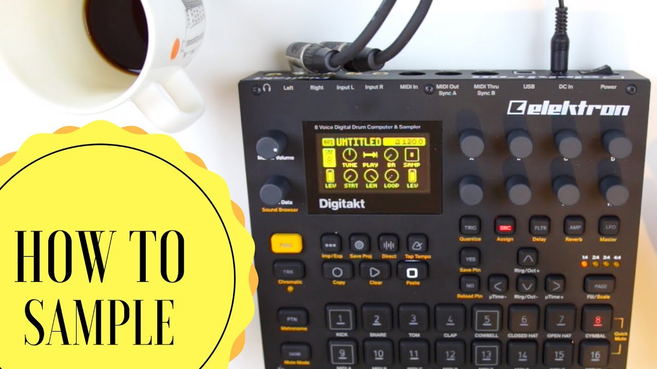 Digitakt – How to sample (Beginner Friendly Tutorial)