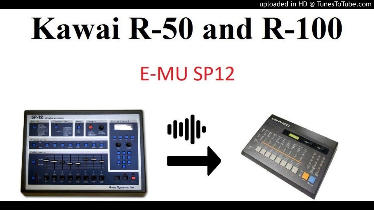 Kawai R-100 (R-50) with E-Mu Sp12 Sound set (No effects, raw recording)