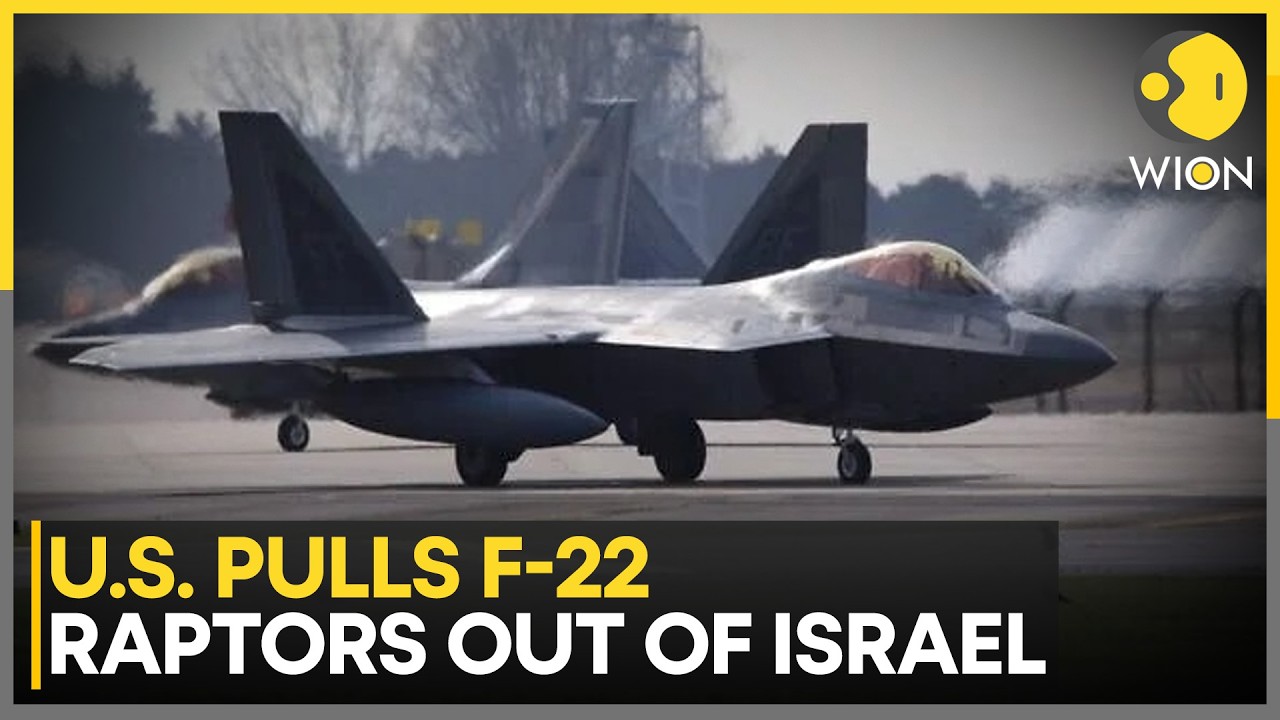 US Pulls Stealth Fighters Out of Israel As Tensions Continue | WION