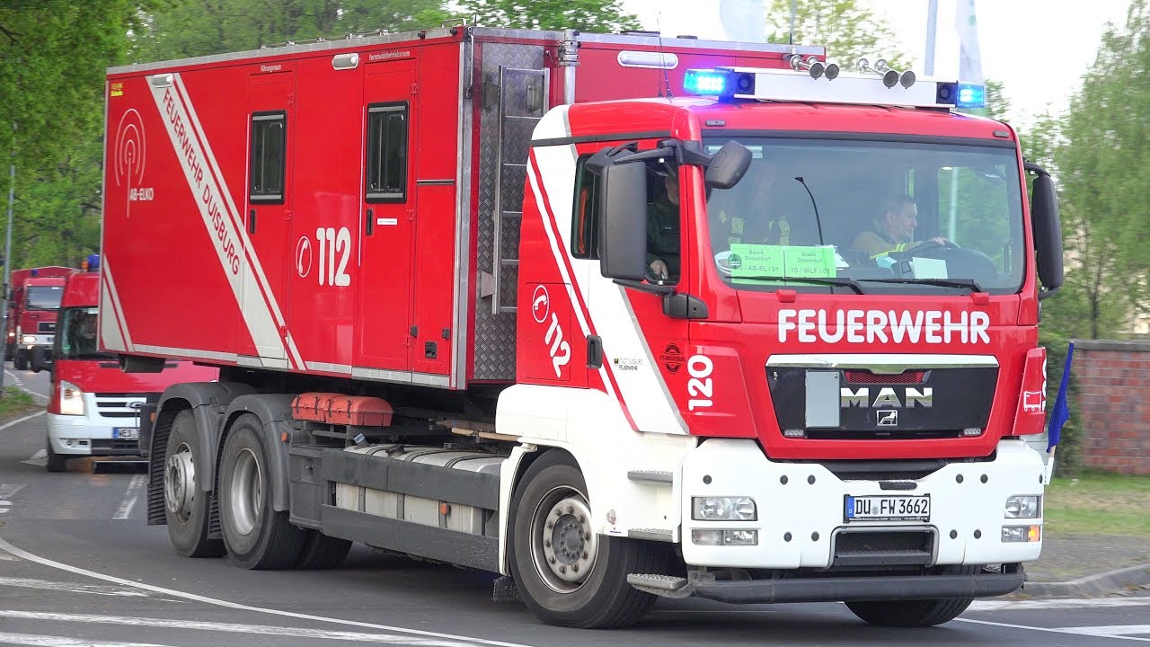 [WALDBRAND IM KREIS VIERSEN] - Einsatzfahrt Bereitschaft 1 der Bezirksregierung Düsseldorf -