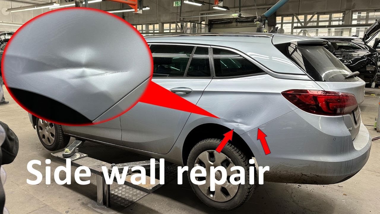 instandsetzung der Seitenwand/repair of the side wall