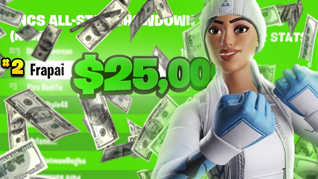 🥈 2ND PLACE in SOLO FNCS ALL STARS ($25,000)