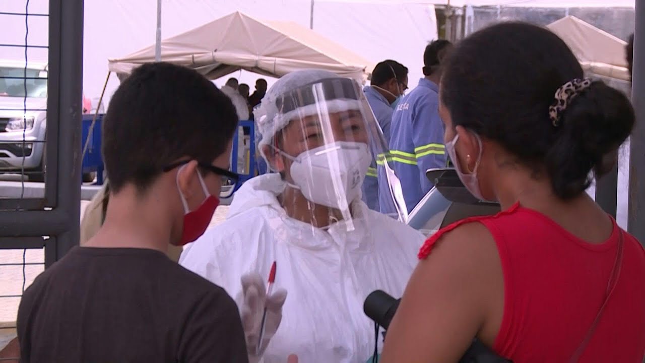 Preocupação em meio ao lockdown em Belém | AFP