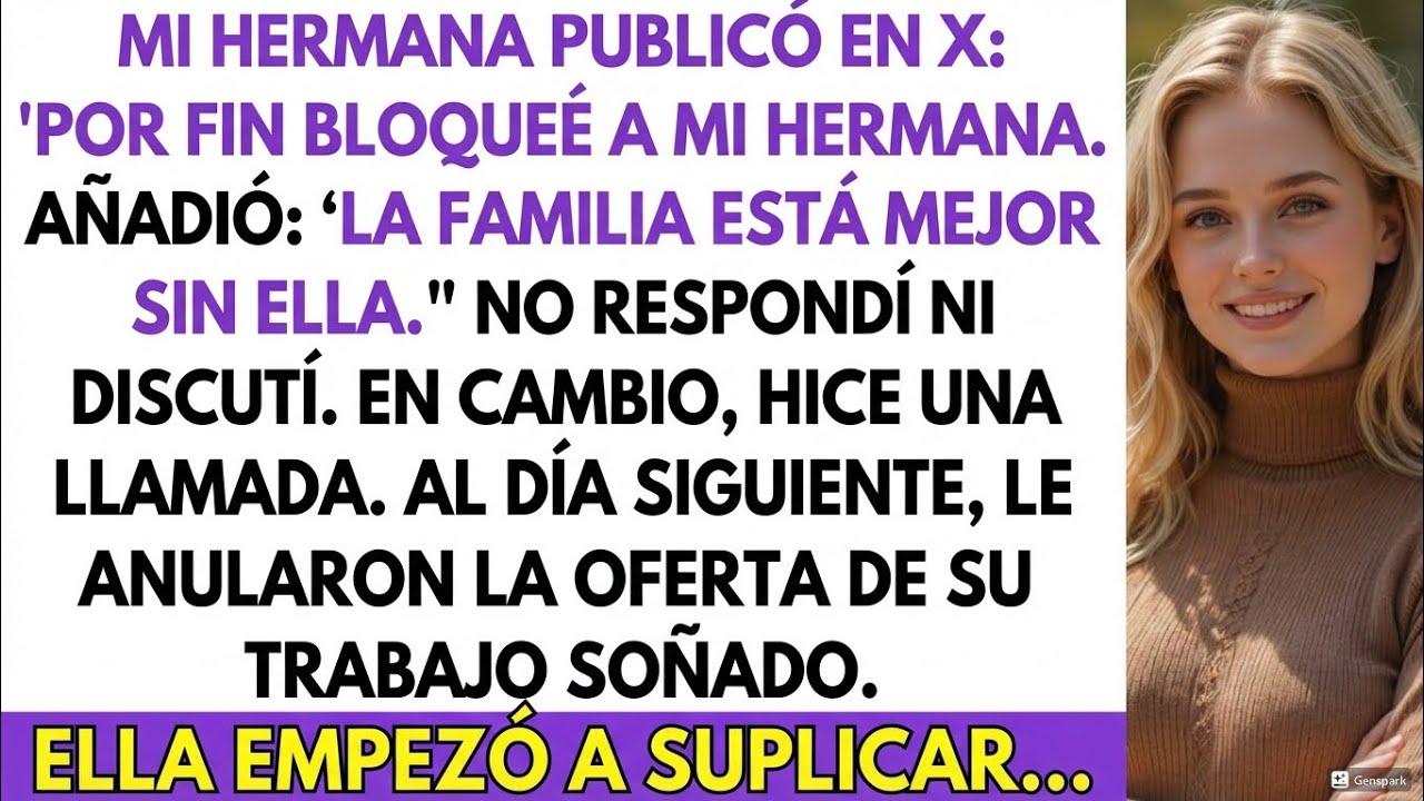 Mi hermana publicó en X: 