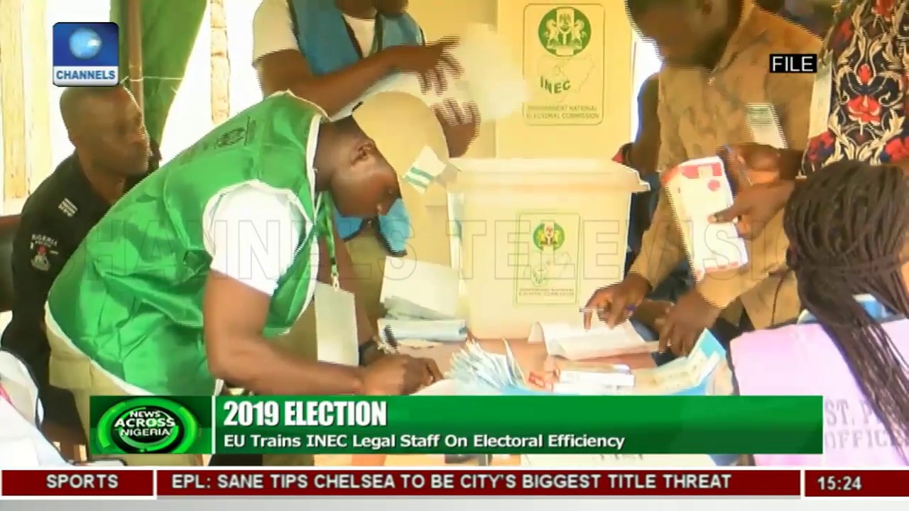 EU Trains INEC Officials Ahead Of 2019 Elections