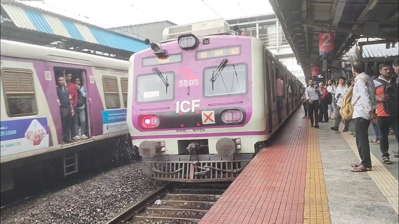 Diva junction railway station train videos | Train videos Indian railways local train viral video 