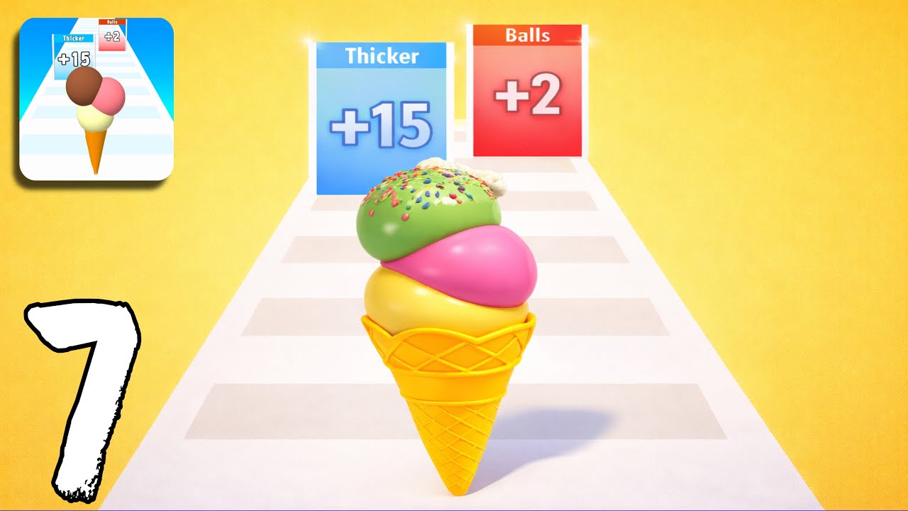 Ice Cream Rush - Gameplay Walkthrough ( Android, iOS )