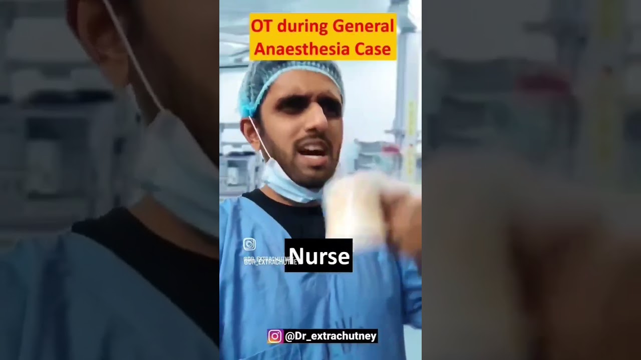 How OT works General anesthesia VS local anesthesia #comedy #doctor #memes #funny