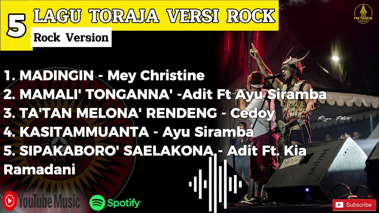 LAGU TORAJA VERSI ROCK 2026 || Kumpulan Lagu Toraja Versi Rock 2026