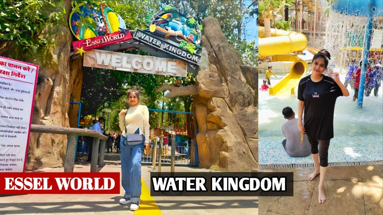 1st Time Gai Essel World Water Kingdom 🤽🎢 Bohot Maja Aya ✨