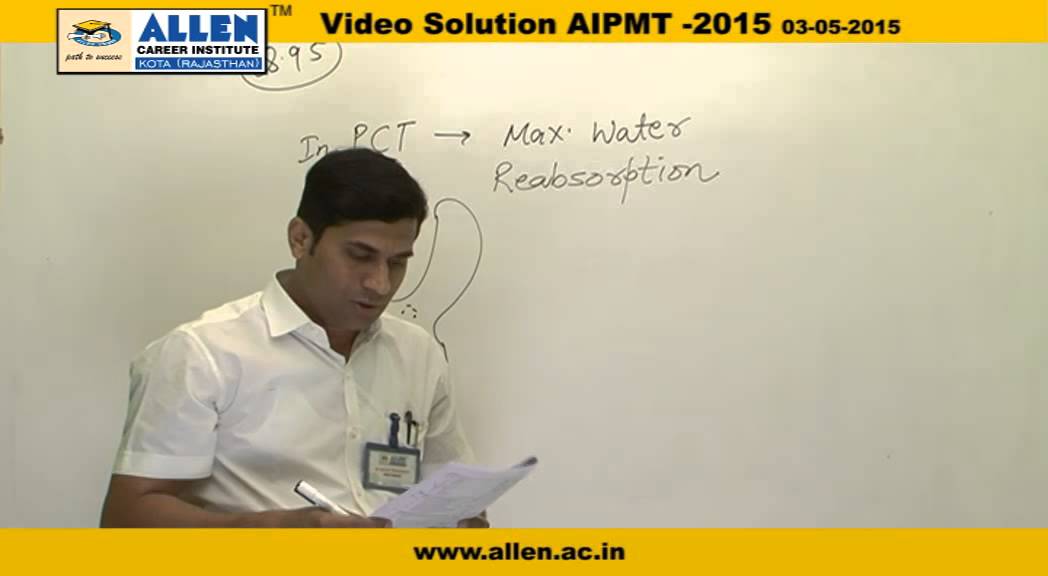 AIPMT 2015 video solutions &ndash; Biology Q. No. 95 &ndash; AIPMT 2015 Q&A BY ALLEN