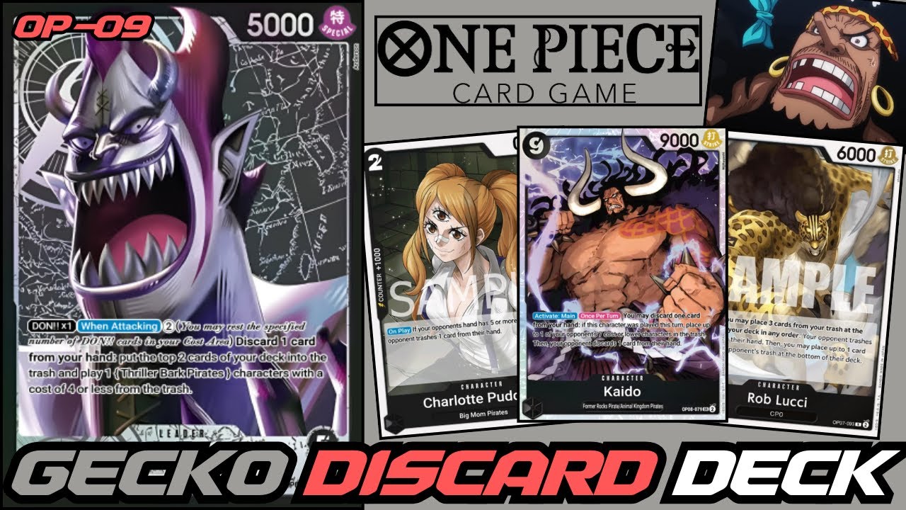 OP-09 Gecko Moria DIscard Deck - One Piece Card Game