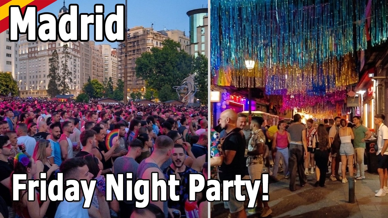 Madrid [4K] LIVELY and CROWDED streets during PRIDE WEEK 2026 🚶 Walking Tour 🇪🇸 Spain