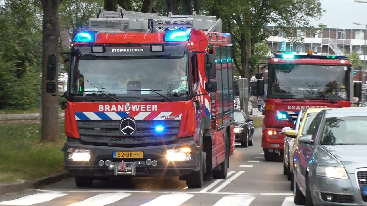 Zeer Grote brand winkelcentrum de Mare Kledingwinkel KIK in Alkmaar [Peloton brand GRIP 1]