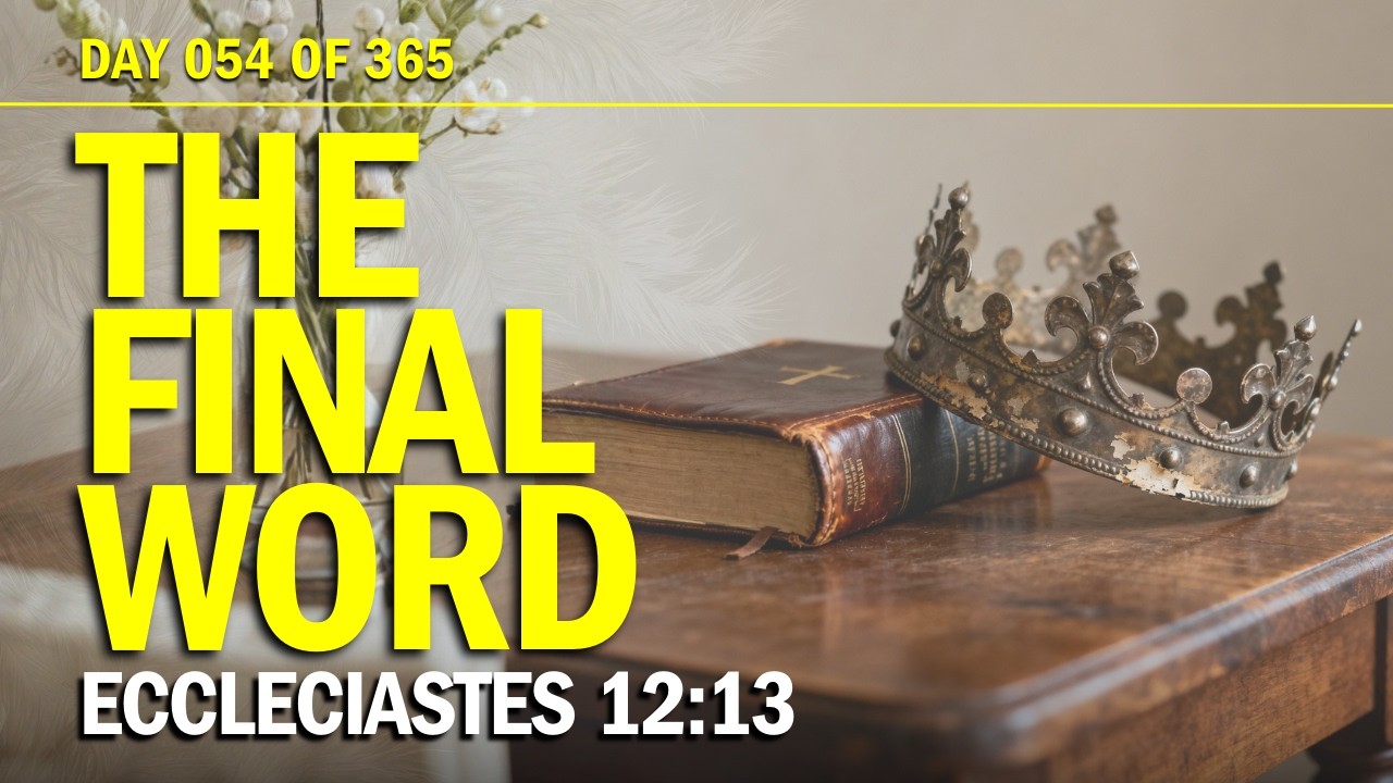 WHAT A DYING KING DISCOVERED ABOUT HAPPINESS | Daily Devotion & Prayer Worship #meaningoflife