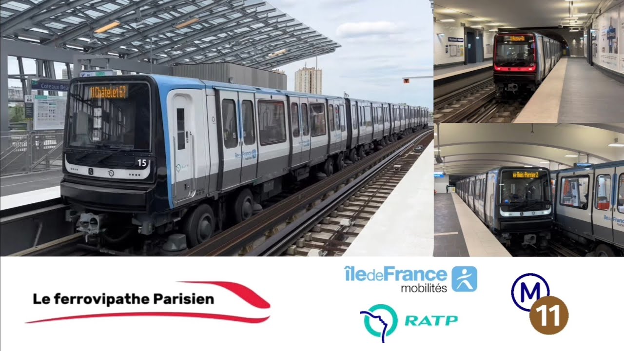 Ouverture du prolongement (6 nouvelles stations) sur la ligne 11