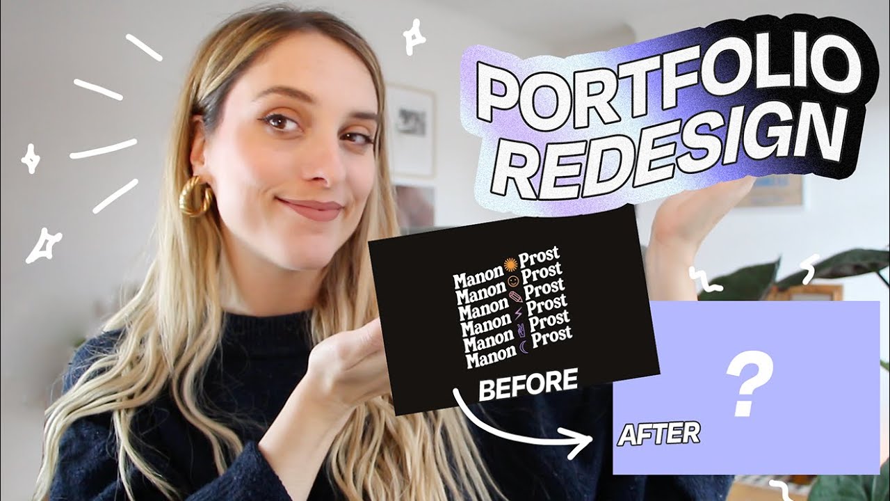 Watch me redesign my Graphic Design Portfolio (help lol)