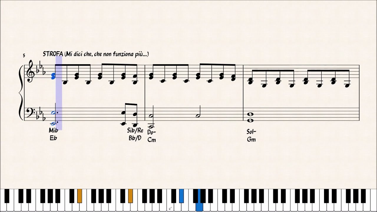 GLICINE - NOEMI - ACCOMPAGNAMENTO PIANISTICO