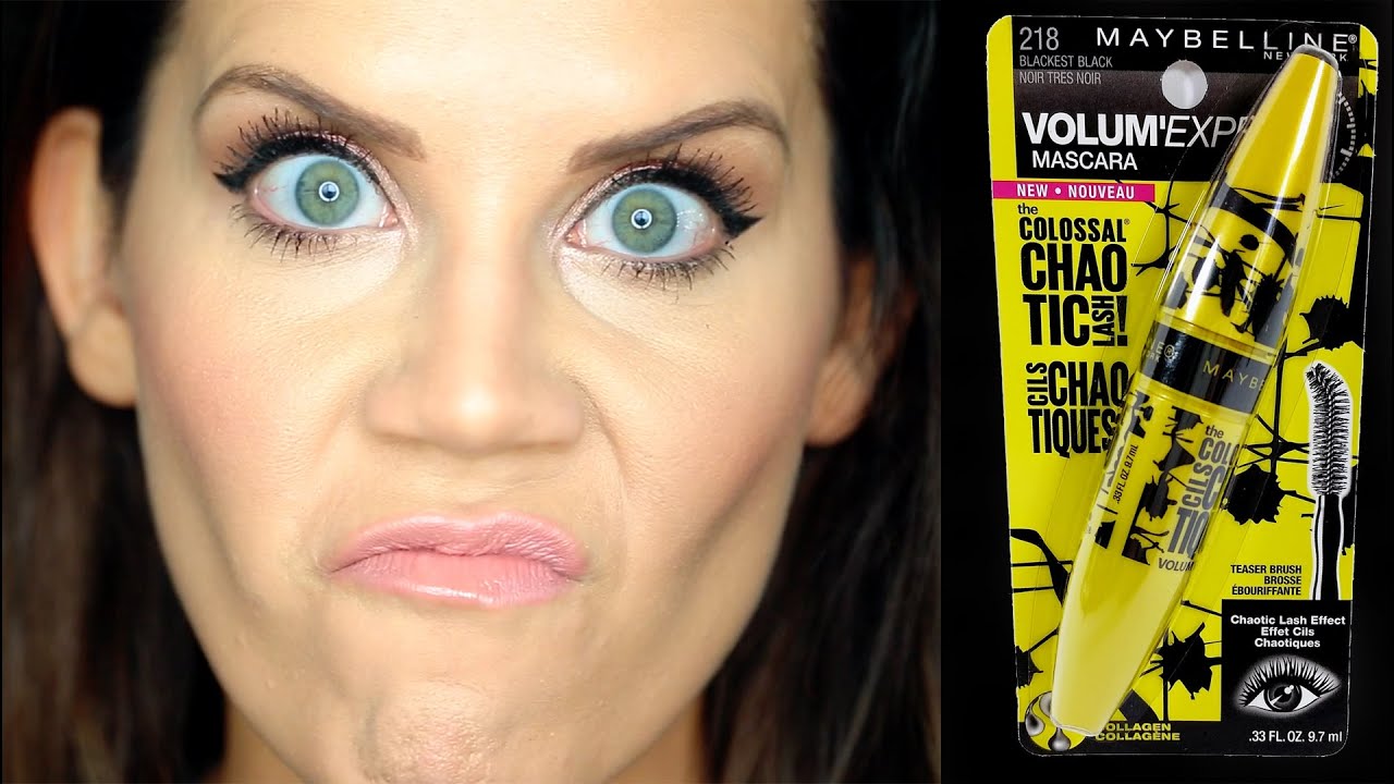 NEW DRUGSTORE | MAYBELLINE CHAOTIC MASCARA | First Impressions