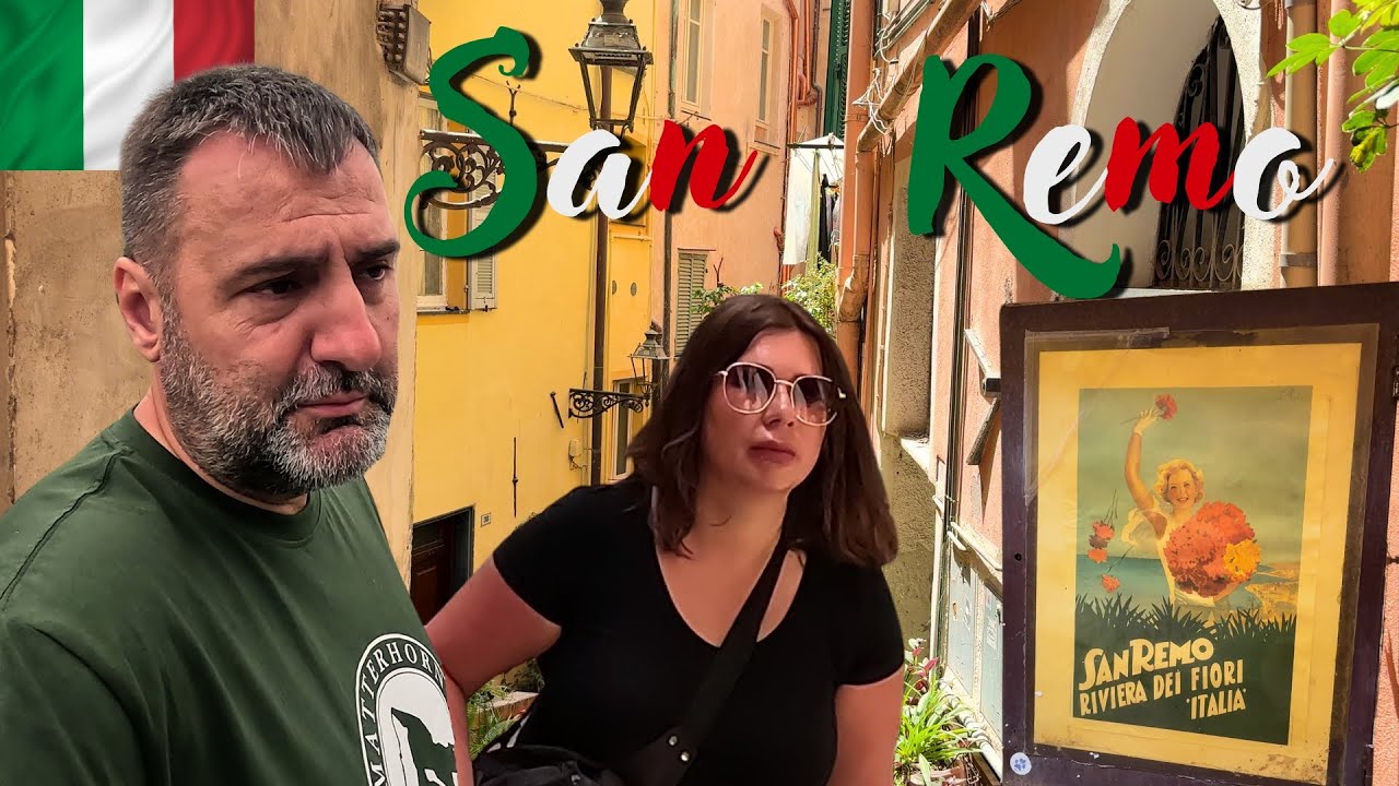 O plimbare în orașul florilor și a muzicii italiene SAN REMO🇮🇹De aici luam feribotul către o insula.