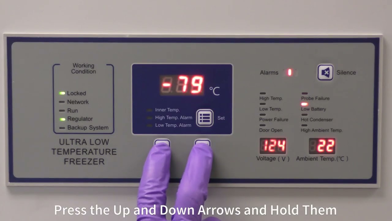 Starting the Capillary Heater on a Blizzard J Model Ultralow Freezer