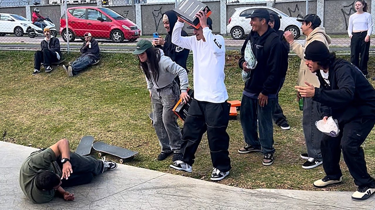 MELHORES MANOBRAS DE SKATE VALENDO TÊNIS 