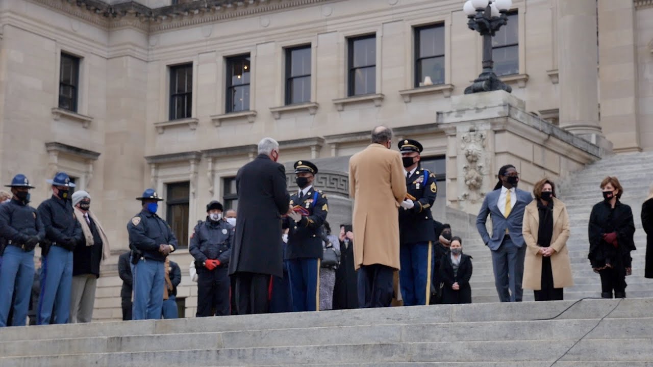 Mississippi Honor Guard Raises A New Flag