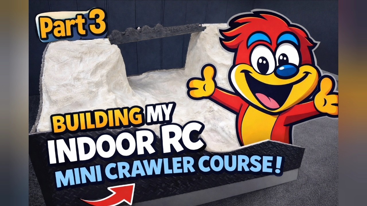 Buiding My Indoor RC Mini Crawler Course...!!!    Part 3... #crawler