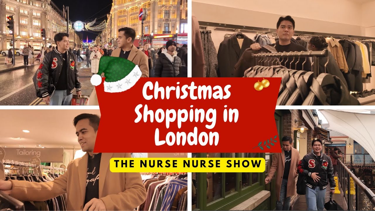 Christmas Shopping in London | The Nurse Nurse Show