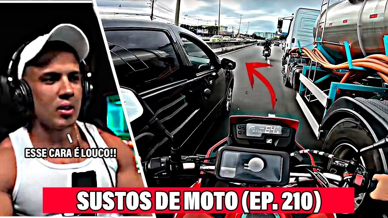 HUDSON AMORIM REAGINDO SUSTOS DE MOTO (EP. 210) Xracing Videos