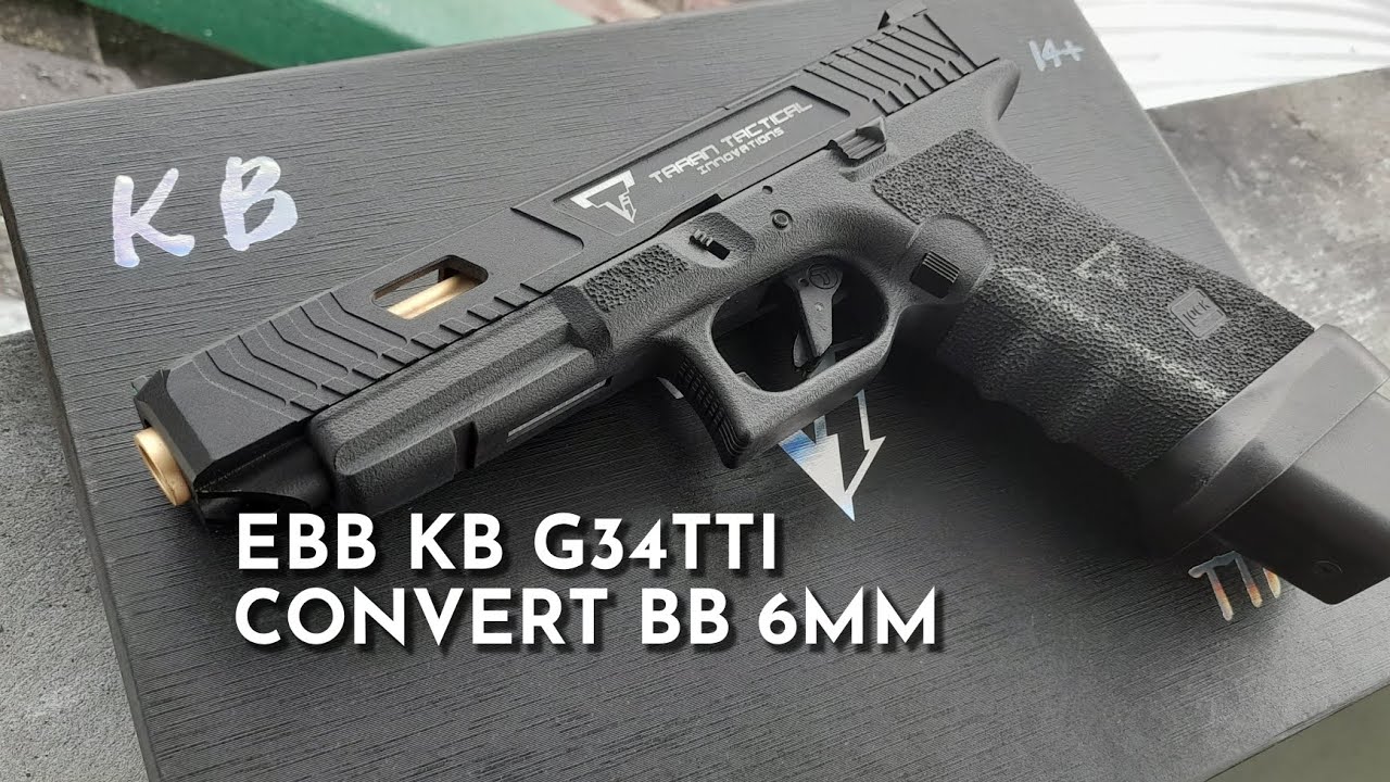 EBB Kimber G34 TTI Convert bb 6mm 230-240fps | Gel Blaster to bb 6mm