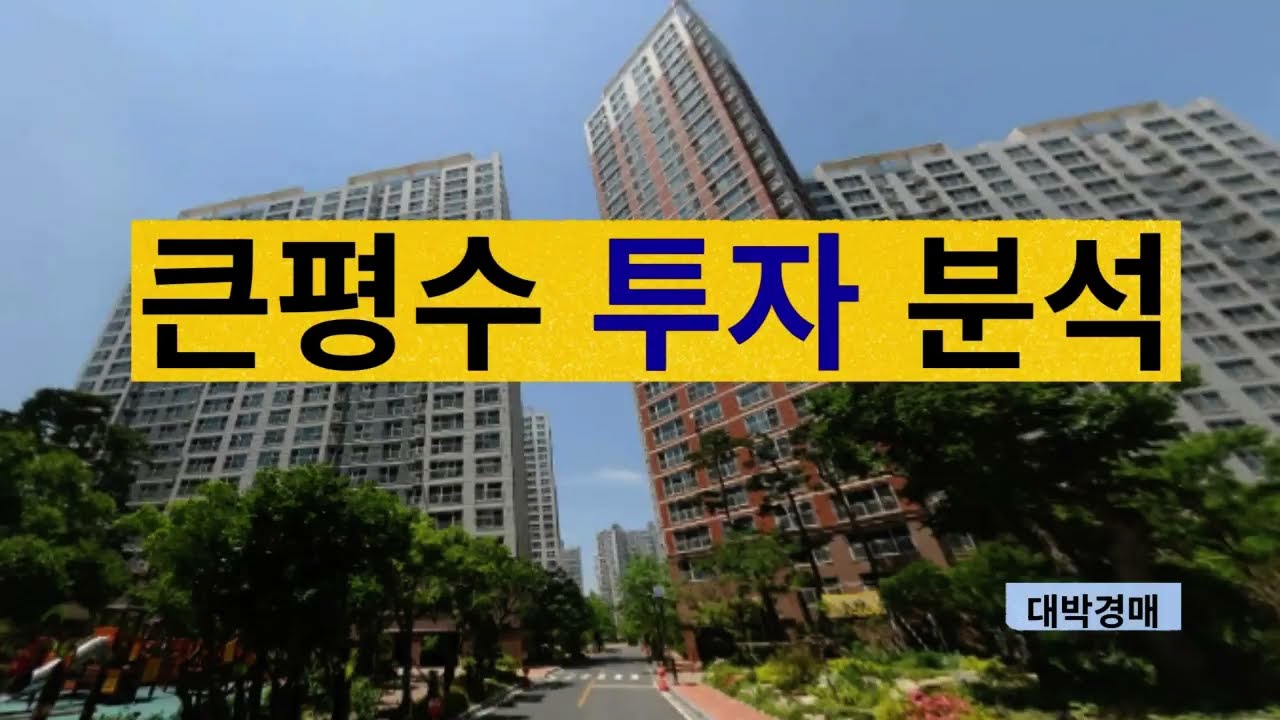 큰평수 투자 분석｜왜 투자자는 대형 평수를 선택할까?