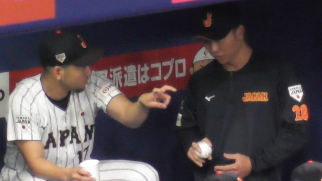 侍ジャパンの末っ子 髙橋宏斗 メジャーリーガー菊地雄星に教えてあげる　侍ジャパンVS中日ドラゴンズ　2026/02/27