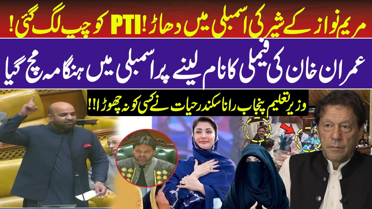 Rana Sikandar Hayat Warns Opposition | Blasting Speech In Punjab Assembly | PML-N Vs PTI | RNN TV
