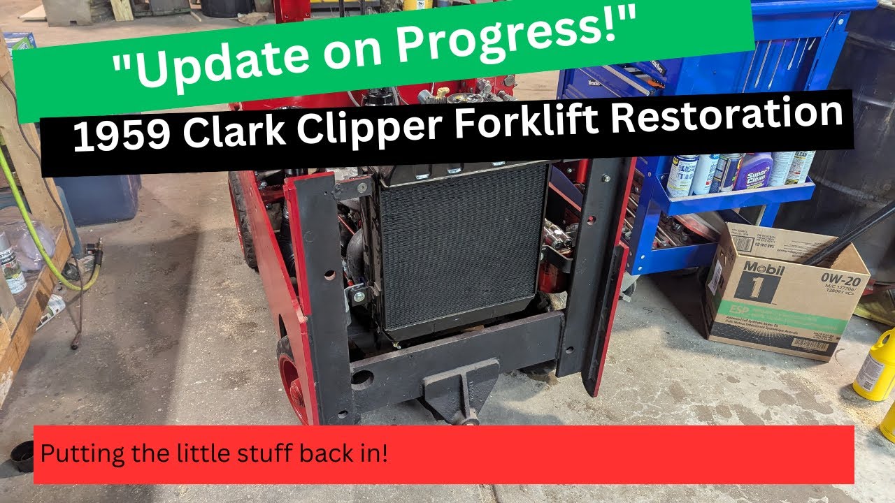 1959 Clark Clipper Forklift Restoration Update