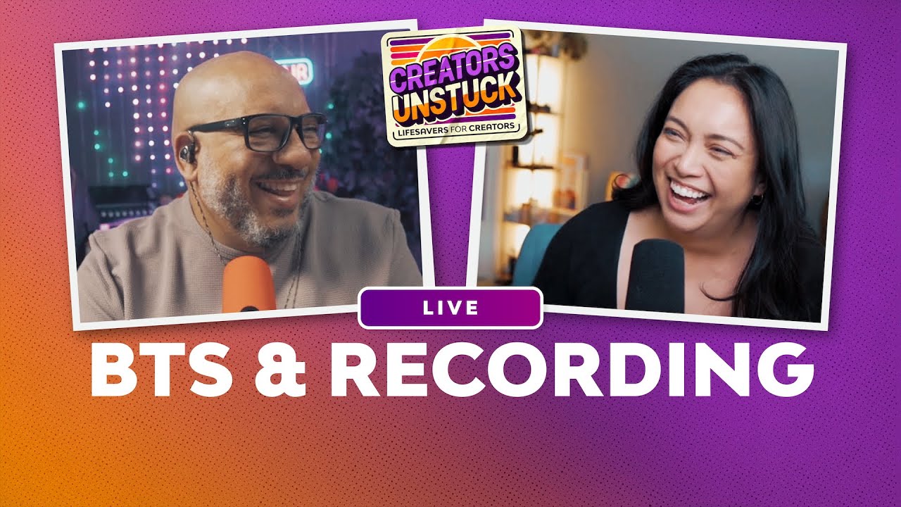 💜 Creators Unstuck: Recording a LIVE Episode w/ @marieloumandl