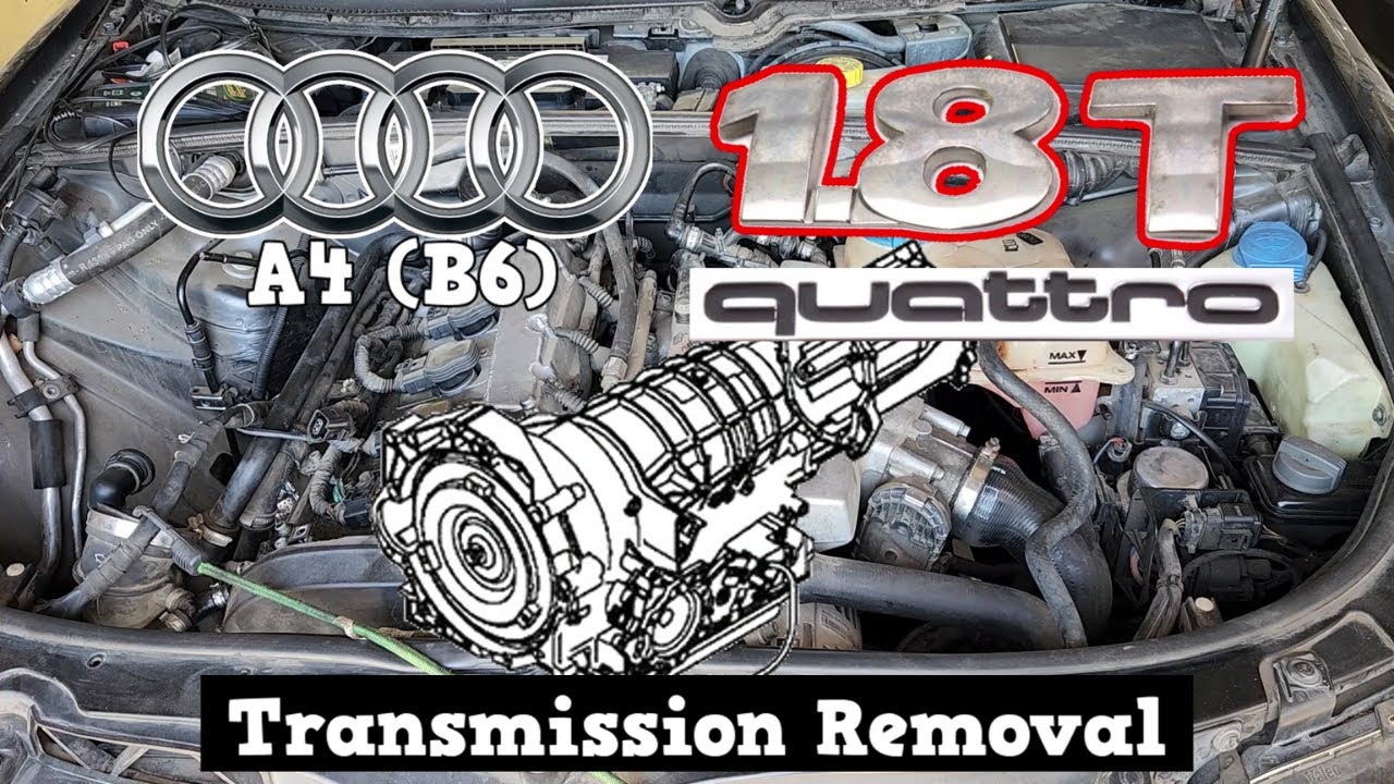 Transmission Removal Audi A4 1.8T Quattro (B6)
