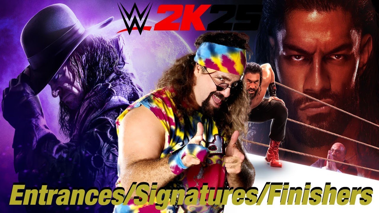 WWE 2K25: Выходы/Авторские знаки/Финишеры: Dude Love