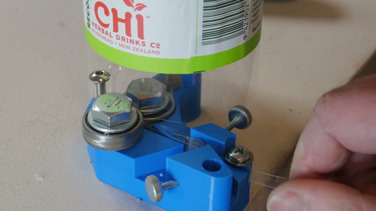 PET bottles to filament, pt1 - bottle cutter