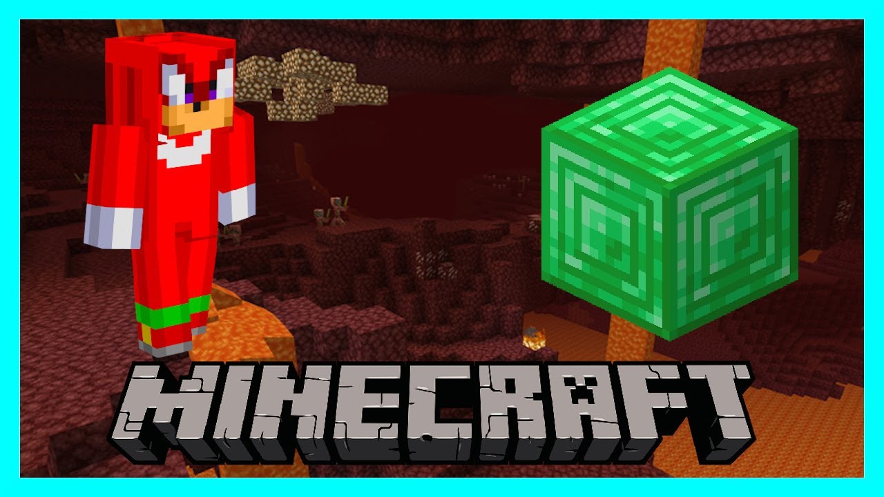 Knuckles plays Minecraft Part 2: Emeralds!